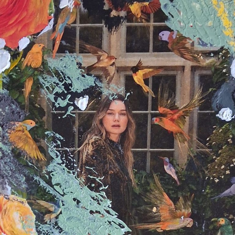 Detail - The Unmoved - 23 x 30 cm - Mixed Media, Acrylfarbe und Strukturpaste auf Leinwand - November 2025 - Preis: 250 €